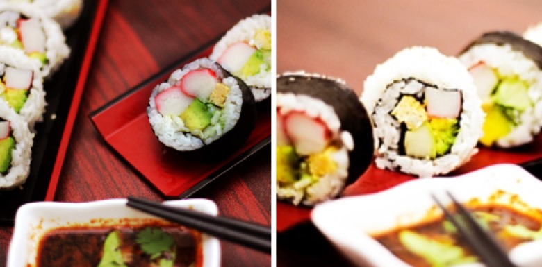 Cách làm cơm cuộn sushi