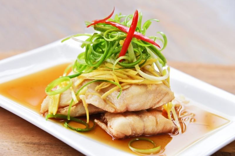 Cá hấp gừng