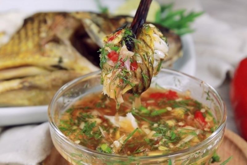 Nước chấm cá hấp