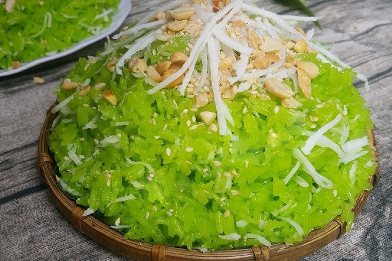 Xôi dừa lá dứa