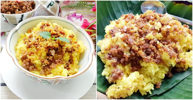 Xôi đậu xanh thịt bằm