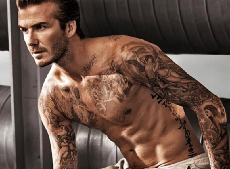 Hình xăm thiên thần Beckham